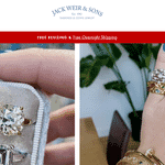 Vintage engagement ring showcased using Shopify 360 view