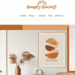 Sundry Society promotes online art using image zoom & lightbox