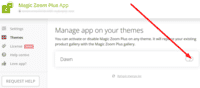 Select Enable next to your theme