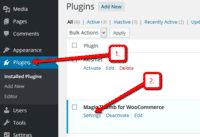 WooCommerce plugin for Magic Thumb settings page